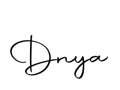 Create a beautiful signature design for name Dnya. With this signature (Autography-DOLnW) fonts, you can make a handwritten signature for free. Dnya signature style 10 images and pictures png