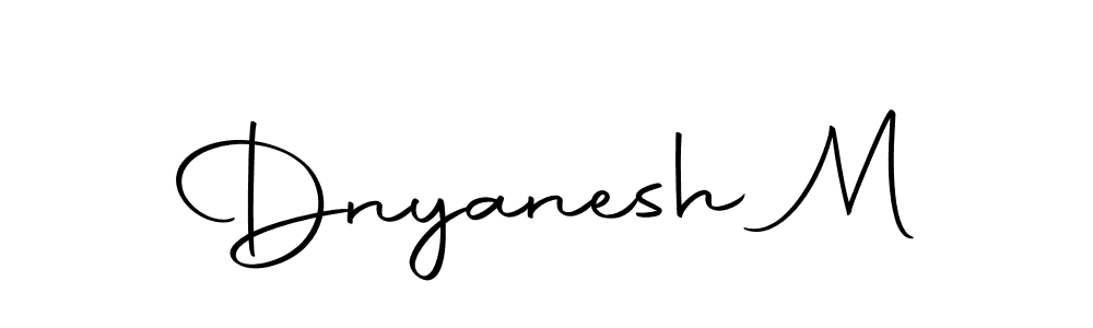 Dnyanesh M stylish signature style. Best Handwritten Sign (Autography-DOLnW) for my name. Handwritten Signature Collection Ideas for my name Dnyanesh M. Dnyanesh M signature style 10 images and pictures png