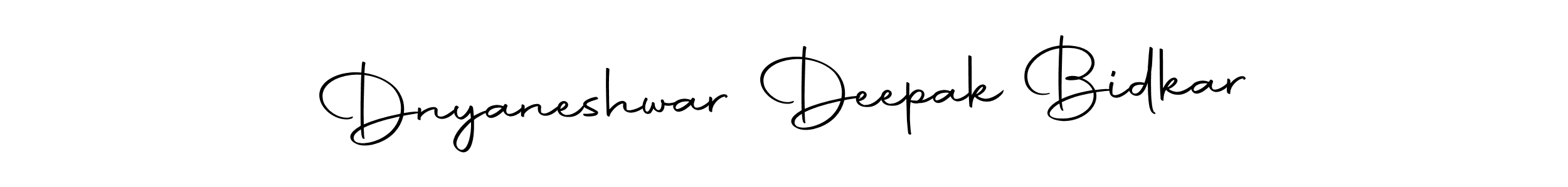 Make a beautiful signature design for name Dnyaneshwar Deepak Bidkar. With this signature (Autography-DOLnW) style, you can create a handwritten signature for free. Dnyaneshwar Deepak Bidkar signature style 10 images and pictures png