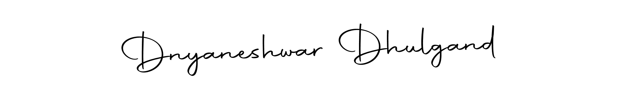 Use a signature maker to create a handwritten signature online. With this signature software, you can design (Autography-DOLnW) your own signature for name Dnyaneshwar Dhulgand. Dnyaneshwar Dhulgand signature style 10 images and pictures png