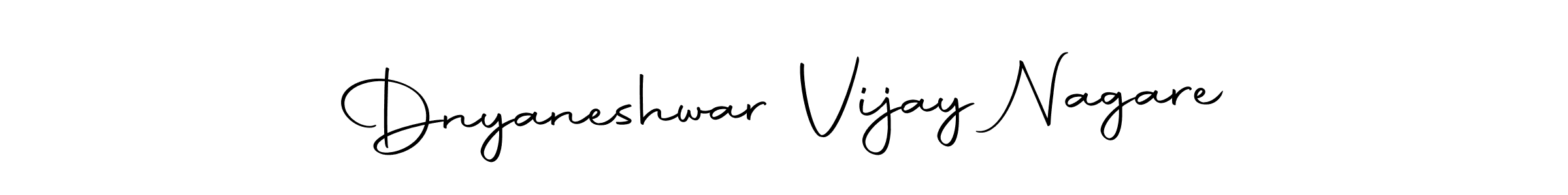 How to make Dnyaneshwar Vijay Nagare signature? Autography-DOLnW is a professional autograph style. Create handwritten signature for Dnyaneshwar Vijay Nagare name. Dnyaneshwar Vijay Nagare signature style 10 images and pictures png