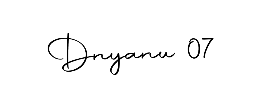 Make a beautiful signature design for name Dnyanu 07. With this signature (Autography-DOLnW) style, you can create a handwritten signature for free. Dnyanu 07 signature style 10 images and pictures png