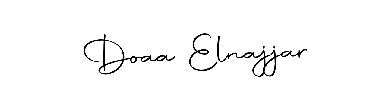 Make a beautiful signature design for name Doaa Elnajjar. Use this online signature maker to create a handwritten signature for free. Doaa Elnajjar signature style 10 images and pictures png