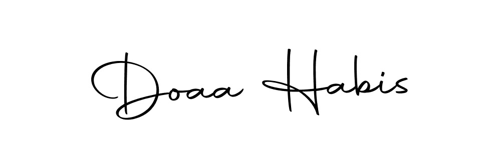 Autography-DOLnW is a professional signature style that is perfect for those who want to add a touch of class to their signature. It is also a great choice for those who want to make their signature more unique. Get Doaa Habis name to fancy signature for free. Doaa Habis signature style 10 images and pictures png