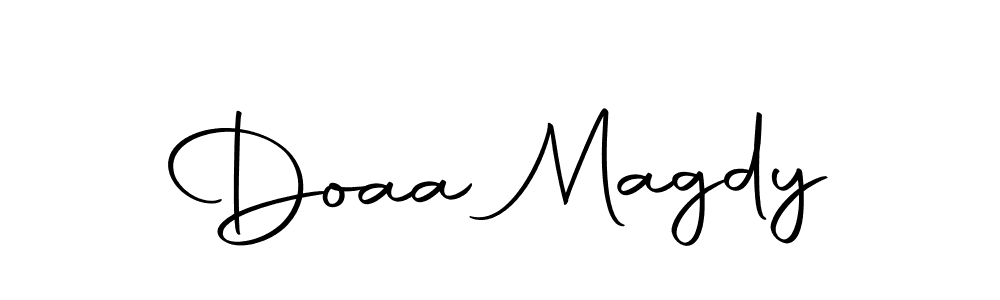 Design your own signature with our free online signature maker. With this signature software, you can create a handwritten (Autography-DOLnW) signature for name Doaa Magdy. Doaa Magdy signature style 10 images and pictures png