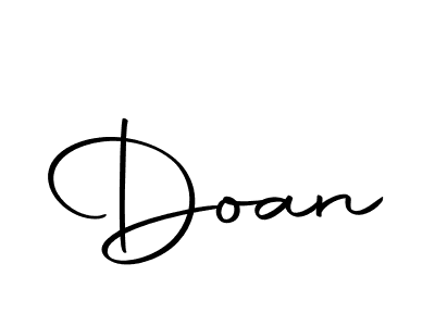 Make a beautiful signature design for name Doan. With this signature (Autography-DOLnW) style, you can create a handwritten signature for free. Doan signature style 10 images and pictures png