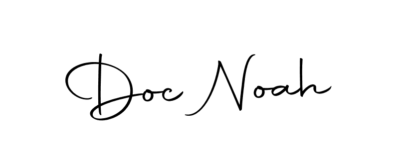 Design your own signature with our free online signature maker. With this signature software, you can create a handwritten (Autography-DOLnW) signature for name Doc Noah. Doc Noah signature style 10 images and pictures png