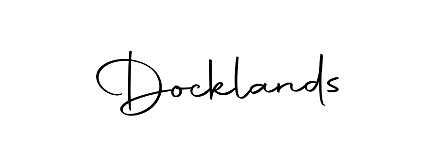 Use a signature maker to create a handwritten signature online. With this signature software, you can design (Autography-DOLnW) your own signature for name Docklands. Docklands signature style 10 images and pictures png