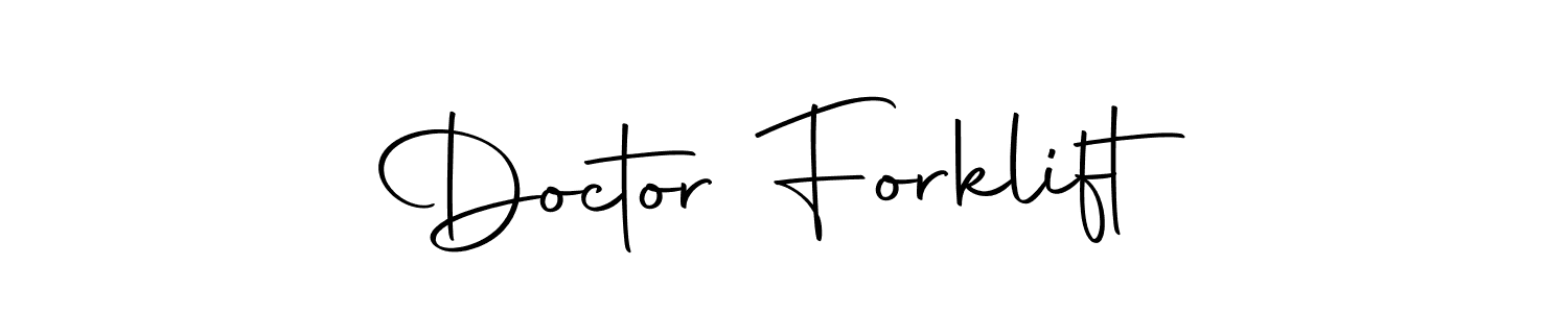 Also we have Doctor Forklift name is the best signature style. Create professional handwritten signature collection using Autography-DOLnW autograph style. Doctor Forklift signature style 10 images and pictures png