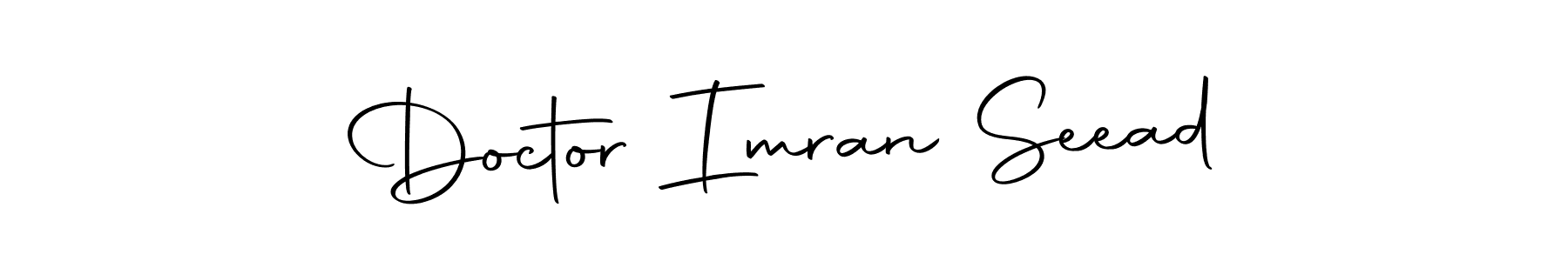 How to make Doctor Imran Seead signature? Autography-DOLnW is a professional autograph style. Create handwritten signature for Doctor Imran Seead name. Doctor Imran Seead signature style 10 images and pictures png