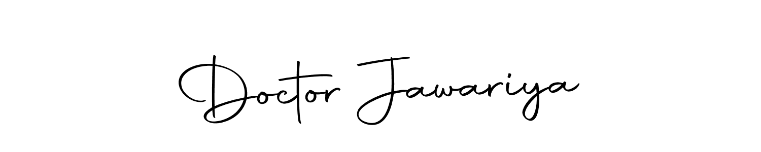 Doctor Jawariya stylish signature style. Best Handwritten Sign (Autography-DOLnW) for my name. Handwritten Signature Collection Ideas for my name Doctor Jawariya. Doctor Jawariya signature style 10 images and pictures png