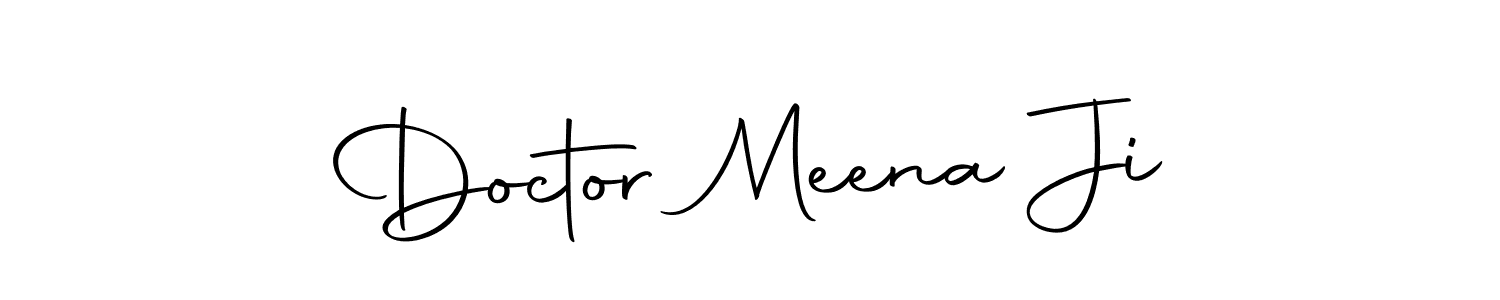 The best way (Autography-DOLnW) to make a short signature is to pick only two or three words in your name. The name Doctor Meena Ji include a total of six letters. For converting this name. Doctor Meena Ji signature style 10 images and pictures png