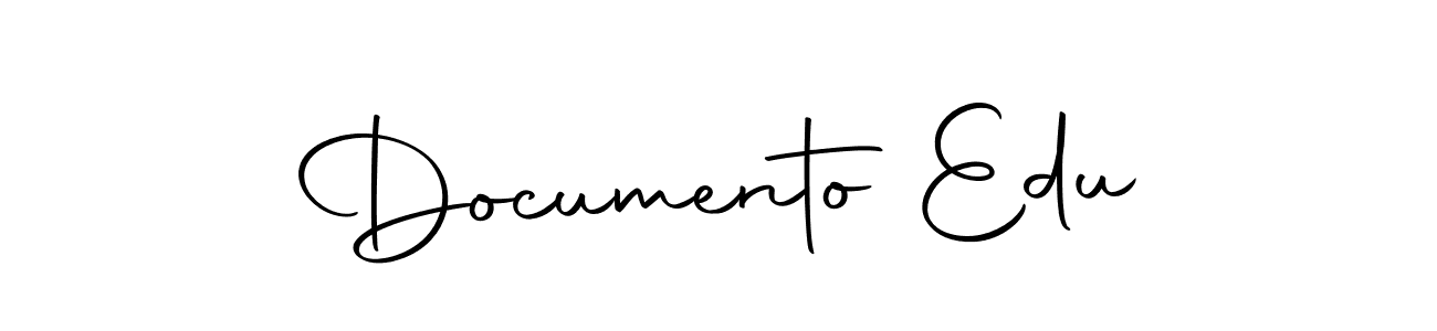 How to make Documento Edu name signature. Use Autography-DOLnW style for creating short signs online. This is the latest handwritten sign. Documento Edu signature style 10 images and pictures png
