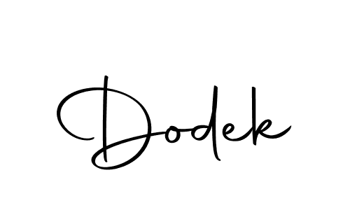 Create a beautiful signature design for name Dodek. With this signature (Autography-DOLnW) fonts, you can make a handwritten signature for free. Dodek signature style 10 images and pictures png