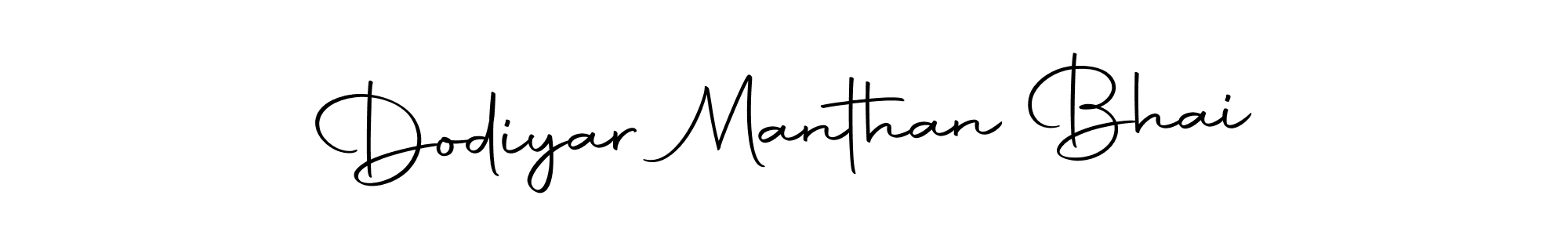 Make a beautiful signature design for name Dodiyar Manthan Bhai. With this signature (Autography-DOLnW) style, you can create a handwritten signature for free. Dodiyar Manthan Bhai signature style 10 images and pictures png