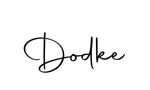 Dodke stylish signature style. Best Handwritten Sign (Autography-DOLnW) for my name. Handwritten Signature Collection Ideas for my name Dodke. Dodke signature style 10 images and pictures png