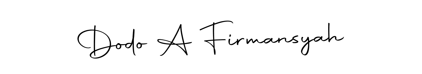 if you are searching for the best signature style for your name Dodo A Firmansyah. so please give up your signature search. here we have designed multiple signature styles  using Autography-DOLnW. Dodo A Firmansyah signature style 10 images and pictures png
