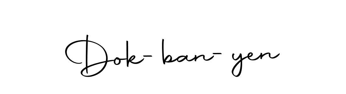 How to make Dok-ban-yen signature? Autography-DOLnW is a professional autograph style. Create handwritten signature for Dok-ban-yen name. Dok-ban-yen signature style 10 images and pictures png