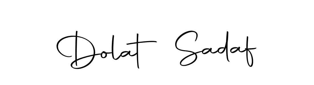 It looks lik you need a new signature style for name Dolat Sadaf. Design unique handwritten (Autography-DOLnW) signature with our free signature maker in just a few clicks. Dolat Sadaf signature style 10 images and pictures png