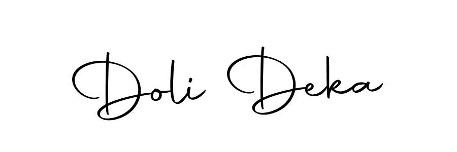 How to make Doli Deka signature? Autography-DOLnW is a professional autograph style. Create handwritten signature for Doli Deka name. Doli Deka signature style 10 images and pictures png