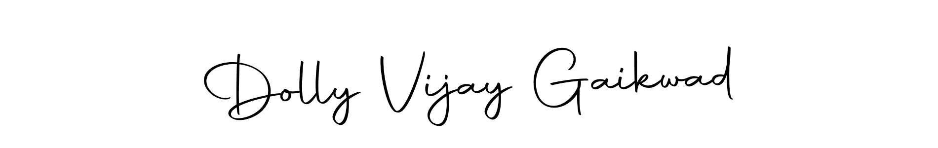 Create a beautiful signature design for name Dolly Vijay Gaikwad. With this signature (Autography-DOLnW) fonts, you can make a handwritten signature for free. Dolly Vijay Gaikwad signature style 10 images and pictures png