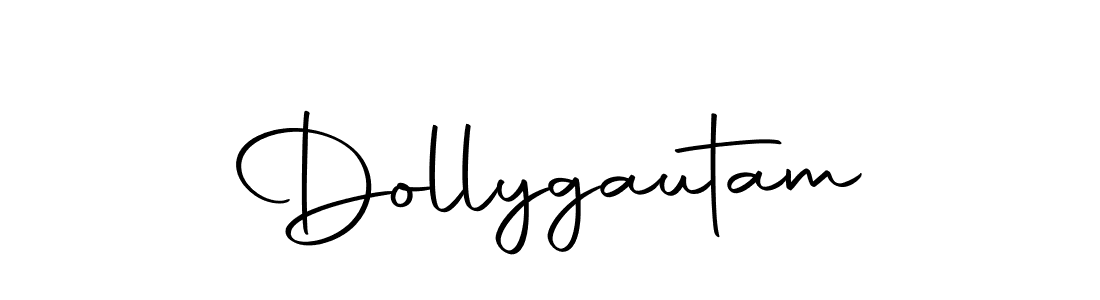 Design your own signature with our free online signature maker. With this signature software, you can create a handwritten (Autography-DOLnW) signature for name Dollygautam. Dollygautam signature style 10 images and pictures png