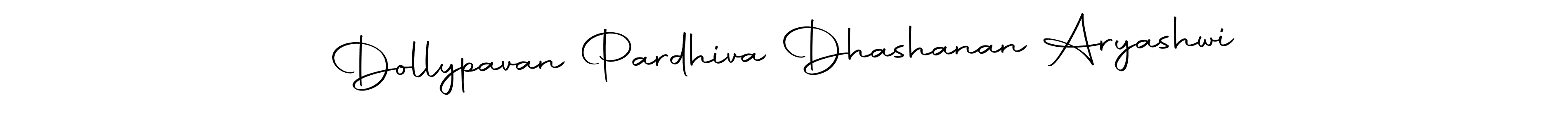 Use a signature maker to create a handwritten signature online. With this signature software, you can design (Autography-DOLnW) your own signature for name Dollypavan Pardhiva Dhashanan Aryashwi. Dollypavan Pardhiva Dhashanan Aryashwi signature style 10 images and pictures png