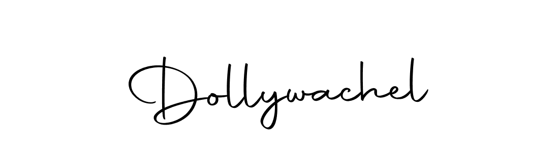 Use a signature maker to create a handwritten signature online. With this signature software, you can design (Autography-DOLnW) your own signature for name Dollywachel. Dollywachel signature style 10 images and pictures png