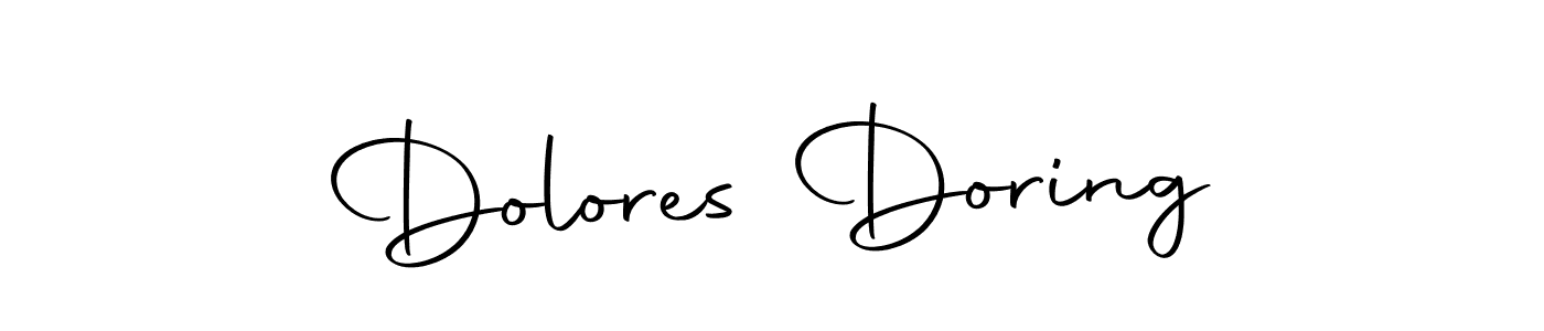 Design your own signature with our free online signature maker. With this signature software, you can create a handwritten (Autography-DOLnW) signature for name Dolores Doring. Dolores Doring signature style 10 images and pictures png