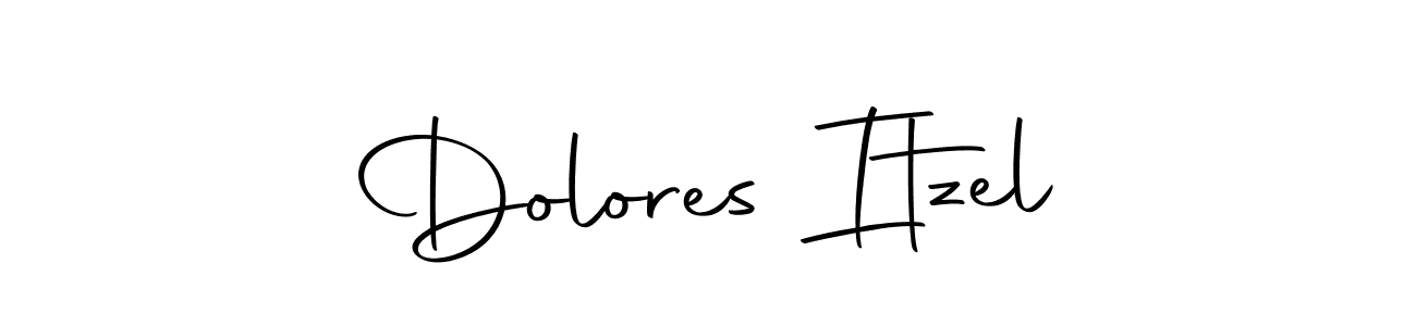 You should practise on your own different ways (Autography-DOLnW) to write your name (Dolores Itzel) in signature. don't let someone else do it for you. Dolores Itzel signature style 10 images and pictures png