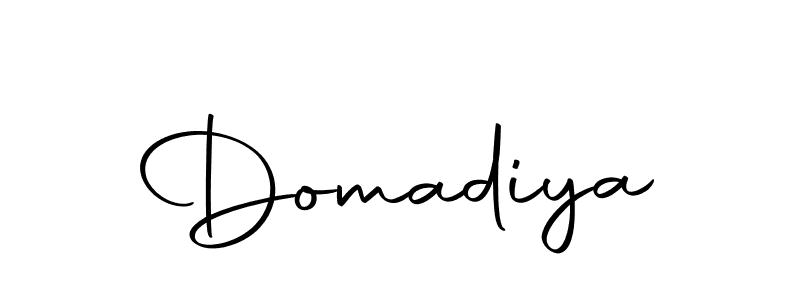 Make a beautiful signature design for name Domadiya. With this signature (Autography-DOLnW) style, you can create a handwritten signature for free. Domadiya signature style 10 images and pictures png