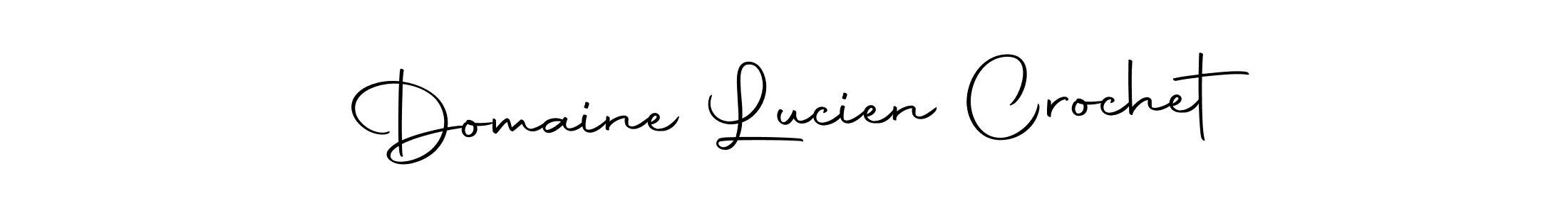 Make a beautiful signature design for name Domaine Lucien Crochet. Use this online signature maker to create a handwritten signature for free. Domaine Lucien Crochet signature style 10 images and pictures png