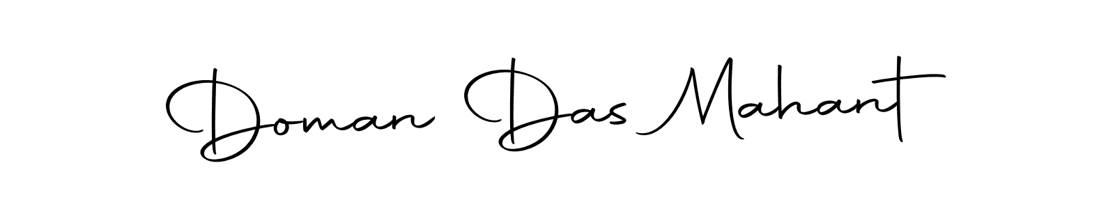 Make a beautiful signature design for name Doman Das Mahant. With this signature (Autography-DOLnW) style, you can create a handwritten signature for free. Doman Das Mahant signature style 10 images and pictures png