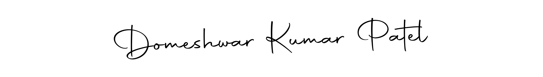Autography-DOLnW is a professional signature style that is perfect for those who want to add a touch of class to their signature. It is also a great choice for those who want to make their signature more unique. Get Domeshwar Kumar Patel name to fancy signature for free. Domeshwar Kumar Patel signature style 10 images and pictures png