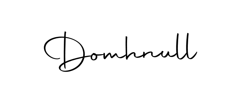 Design your own signature with our free online signature maker. With this signature software, you can create a handwritten (Autography-DOLnW) signature for name Domhnull. Domhnull signature style 10 images and pictures png