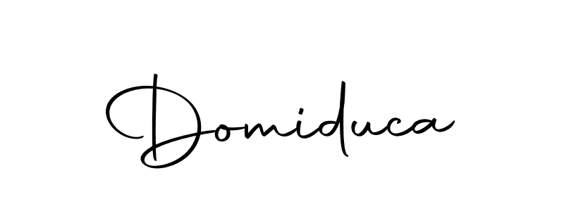 Create a beautiful signature design for name Domiduca. With this signature (Autography-DOLnW) fonts, you can make a handwritten signature for free. Domiduca signature style 10 images and pictures png