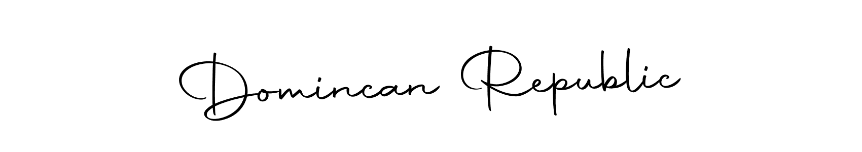 How to make Domincan Republic signature? Autography-DOLnW is a professional autograph style. Create handwritten signature for Domincan Republic name. Domincan Republic signature style 10 images and pictures png