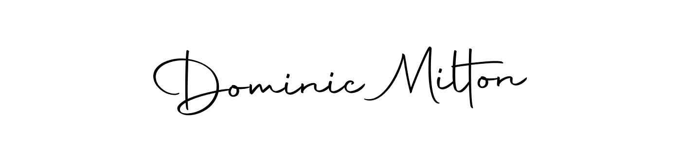 You can use this online signature creator to create a handwritten signature for the name Dominic Milton. This is the best online autograph maker. Dominic Milton signature style 10 images and pictures png