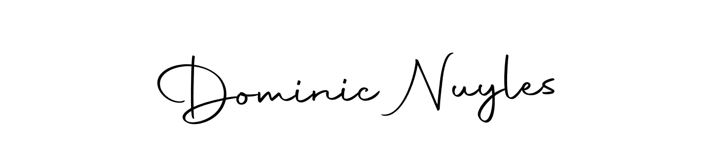 Make a beautiful signature design for name Dominic Nuyles. With this signature (Autography-DOLnW) style, you can create a handwritten signature for free. Dominic Nuyles signature style 10 images and pictures png