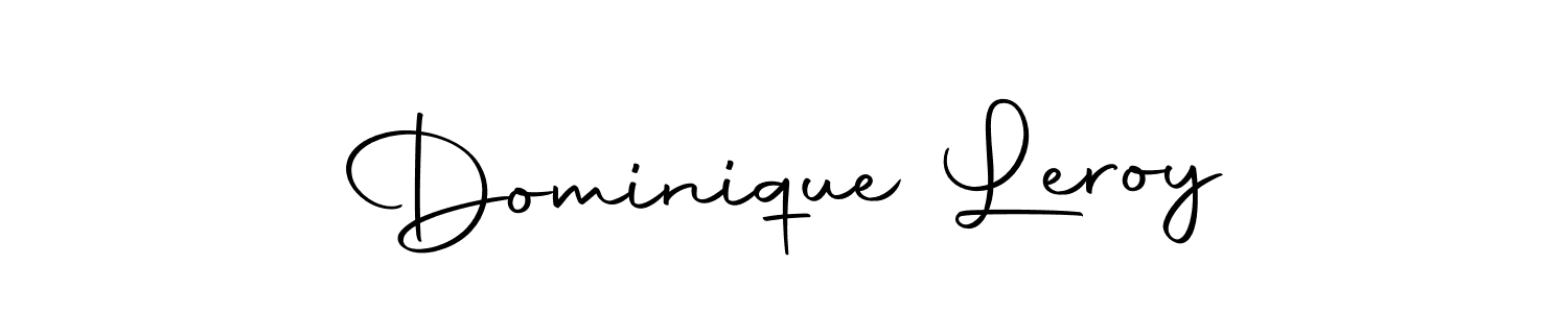 Create a beautiful signature design for name Dominique Leroy. With this signature (Autography-DOLnW) fonts, you can make a handwritten signature for free. Dominique Leroy signature style 10 images and pictures png
