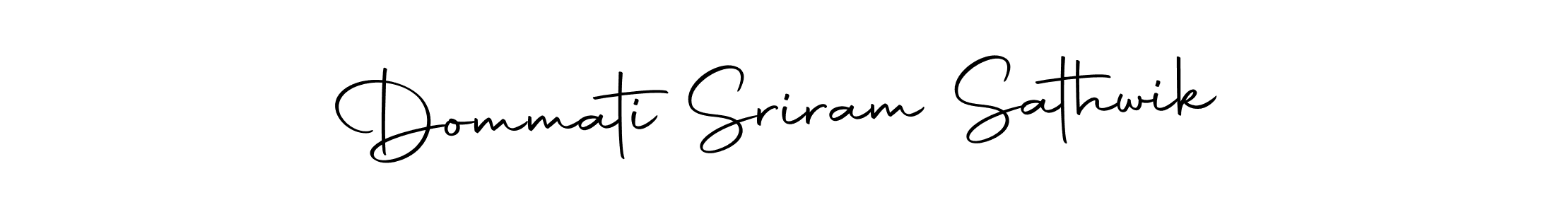 Similarly Autography-DOLnW is the best handwritten signature design. Signature creator online .You can use it as an online autograph creator for name Dommati Sriram Sathwik. Dommati Sriram Sathwik signature style 10 images and pictures png