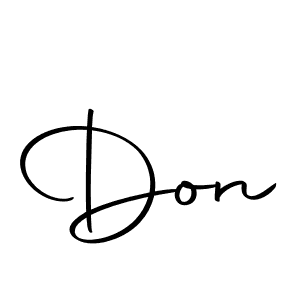 How to make Don signature? Autography-DOLnW is a professional autograph style. Create handwritten signature for Don name. Don signature style 10 images and pictures png