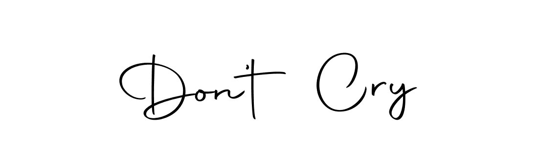 It looks lik you need a new signature style for name Don’t Cry. Design unique handwritten (Autography-DOLnW) signature with our free signature maker in just a few clicks. Don’t Cry signature style 10 images and pictures png