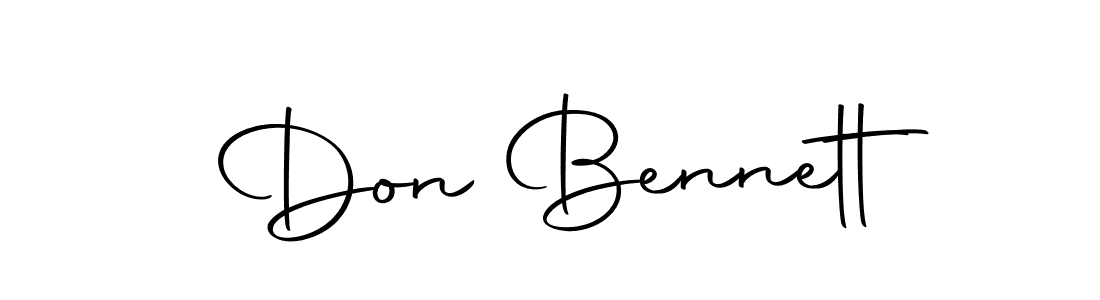 How to make Don Bennett signature? Autography-DOLnW is a professional autograph style. Create handwritten signature for Don Bennett name. Don Bennett signature style 10 images and pictures png