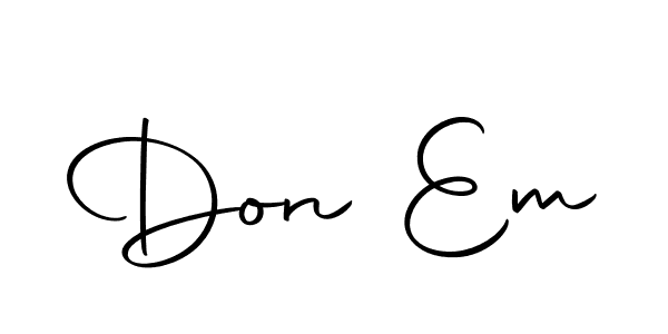 Make a beautiful signature design for name Don Em. With this signature (Autography-DOLnW) style, you can create a handwritten signature for free. Don Em signature style 10 images and pictures png