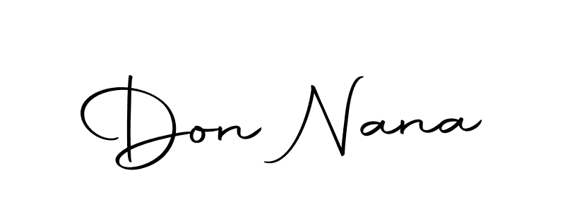 Don Nana stylish signature style. Best Handwritten Sign (Autography-DOLnW) for my name. Handwritten Signature Collection Ideas for my name Don Nana. Don Nana signature style 10 images and pictures png