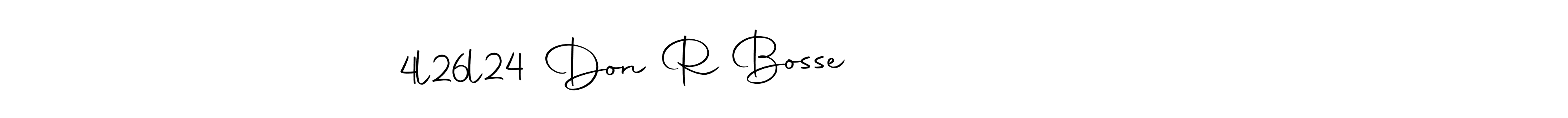 Once you've used our free online signature maker to create your best signature Autography-DOLnW style, it's time to enjoy all of the benefits that Don R Bosse                      4l26l24 name signing documents. Don R Bosse                      4l26l24 signature style 10 images and pictures png