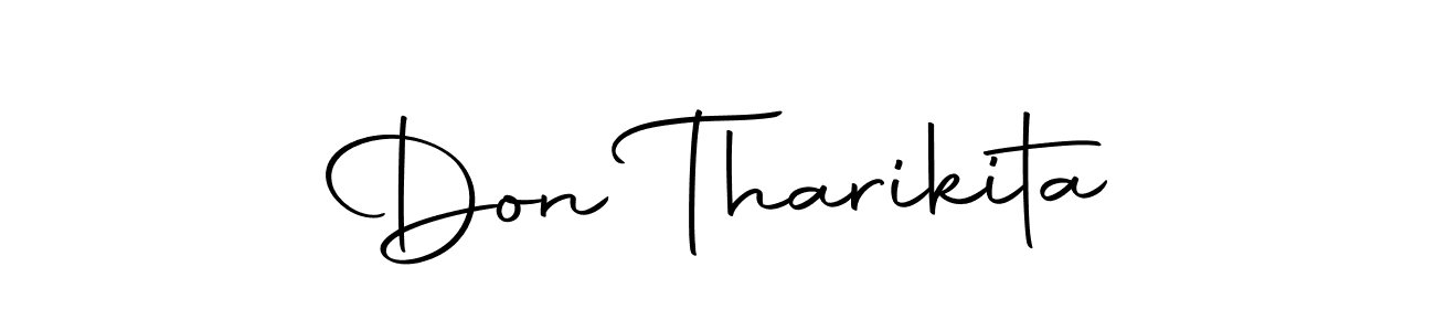 You should practise on your own different ways (Autography-DOLnW) to write your name (Don Tharikita) in signature. don't let someone else do it for you. Don Tharikita signature style 10 images and pictures png
