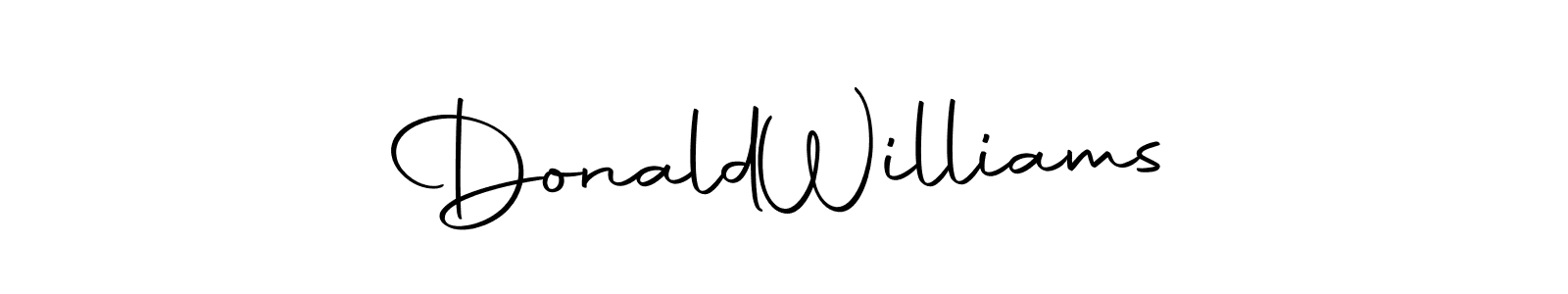 Similarly Autography-DOLnW is the best handwritten signature design. Signature creator online .You can use it as an online autograph creator for name Donald  Williams. Donald  Williams signature style 10 images and pictures png