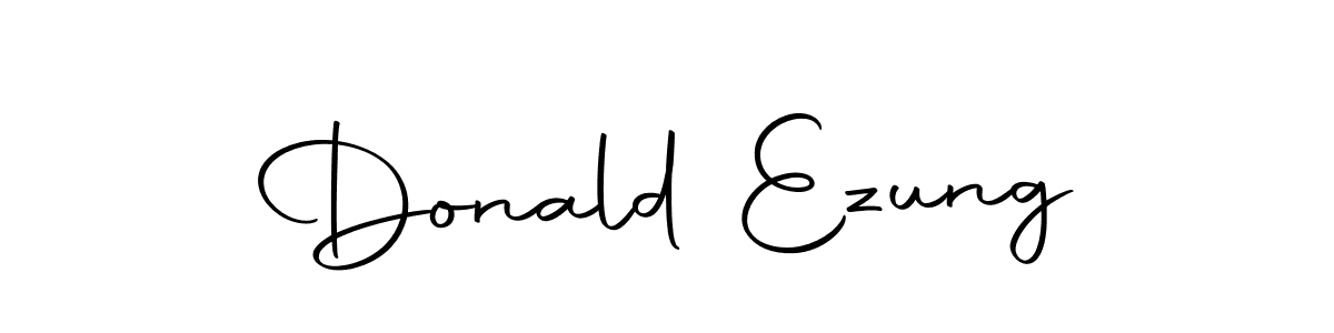 Similarly Autography-DOLnW is the best handwritten signature design. Signature creator online .You can use it as an online autograph creator for name Donald Ezung. Donald Ezung signature style 10 images and pictures png